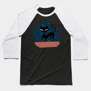 cat retro style Baseball T-Shirt